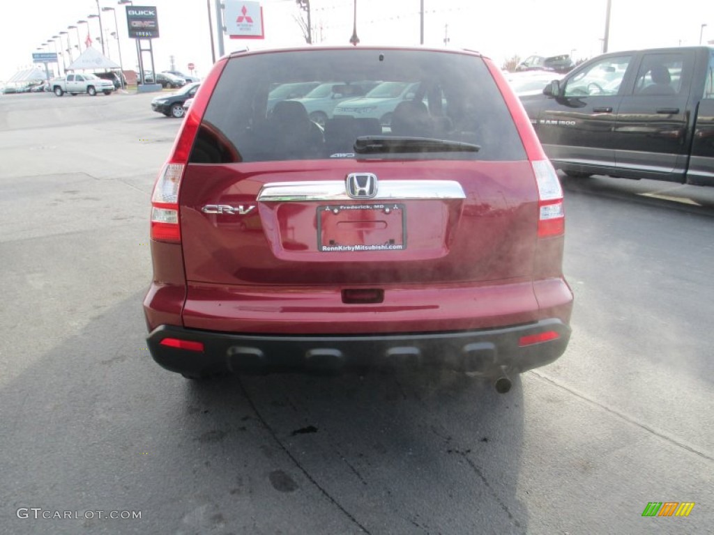 2009 CR-V EX 4WD - Tango Red Pearl / Gray photo #6