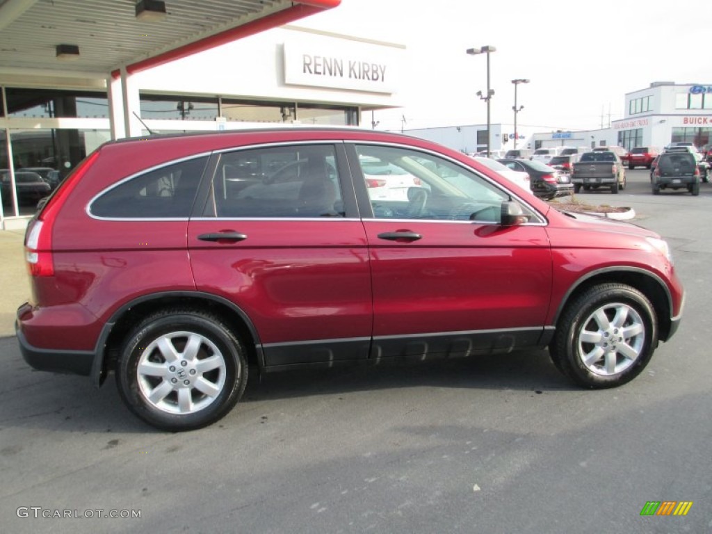 2009 CR-V EX 4WD - Tango Red Pearl / Gray photo #8