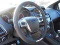 ST Charcoal Black Recaro Sport Seats 2014 Ford Focus ST Hatchback Steering Wheel