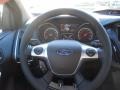 ST Charcoal Black Recaro Sport Seats 2014 Ford Focus ST Hatchback Steering Wheel