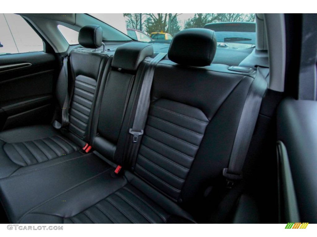 2013 Ford Fusion SE 1.6 EcoBoost Rear Seat Photo #90180850