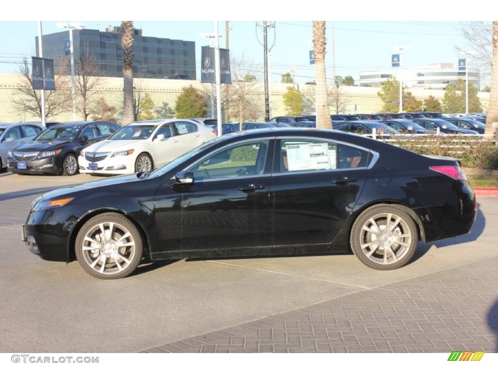 Crystal Black Pearl 2014 Acura TL Advance SH-AWD Exterior Photo #90183247