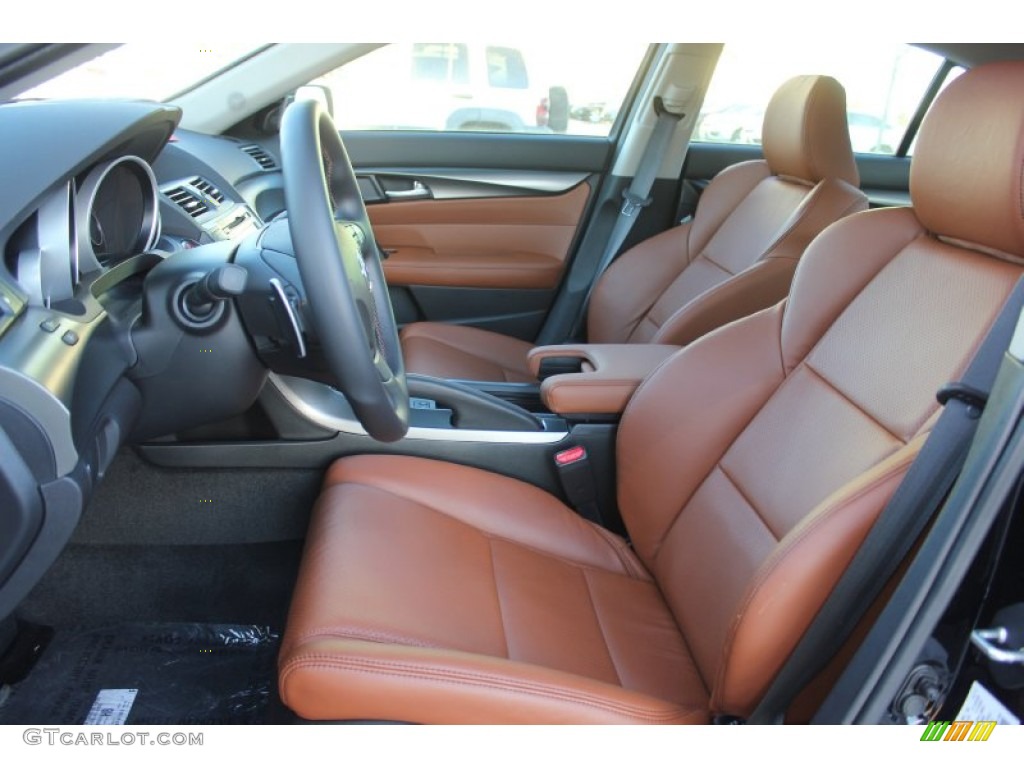 Umber Interior 2014 Acura TL Advance SH-AWD Photo #90183325