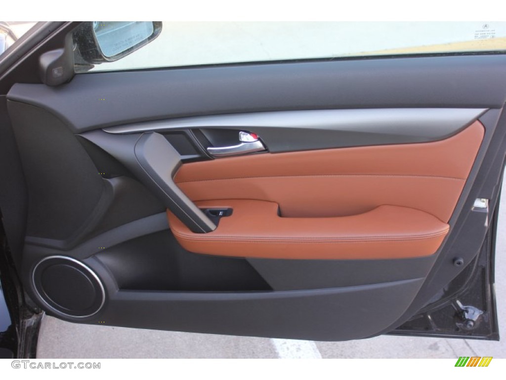 2014 Acura TL Advance SH-AWD Umber Door Panel Photo #90183400
