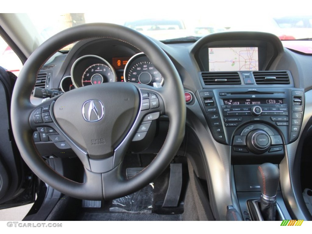 2014 Acura TL Advance SH-AWD Umber Dashboard Photo #90183445