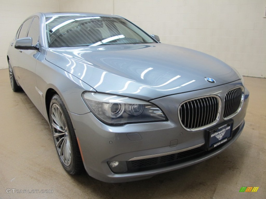 2009 7 Series 750Li Sedan - Space Grey Metallic / Black Nappa Leather photo #1