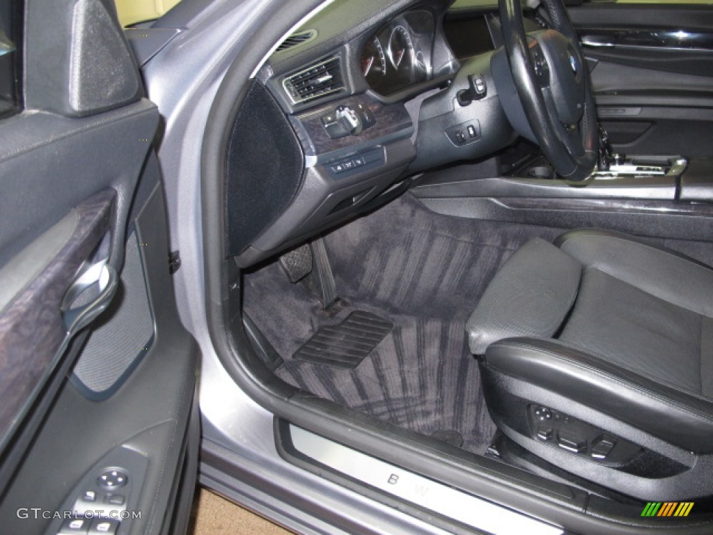 2009 7 Series 750Li Sedan - Space Grey Metallic / Black Nappa Leather photo #15