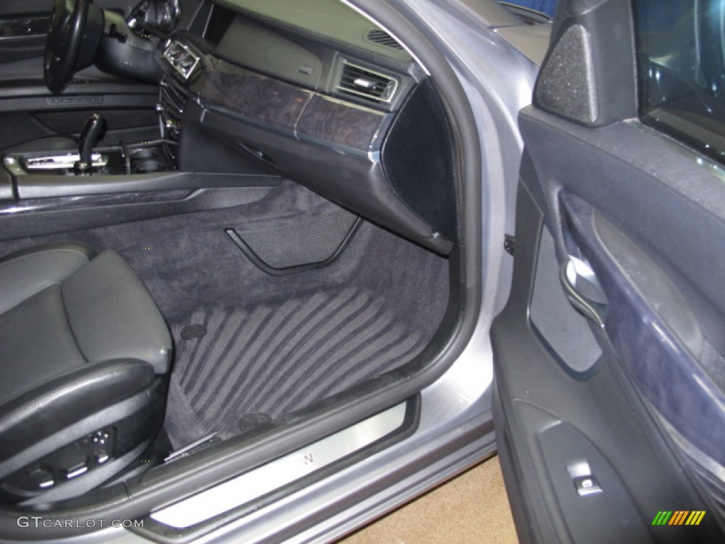2009 7 Series 750Li Sedan - Space Grey Metallic / Black Nappa Leather photo #21