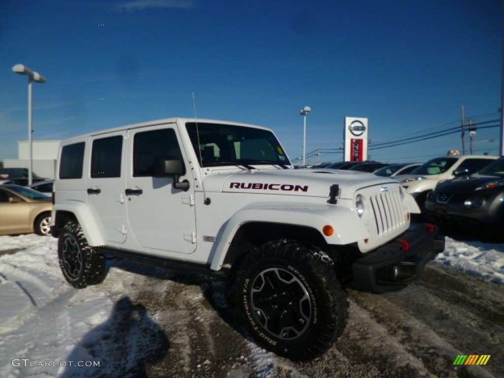Bright White 2013 Jeep Wrangler Unlimited Rubicon 10th Anniversary Edition 4x4 Exterior Photo #90186154