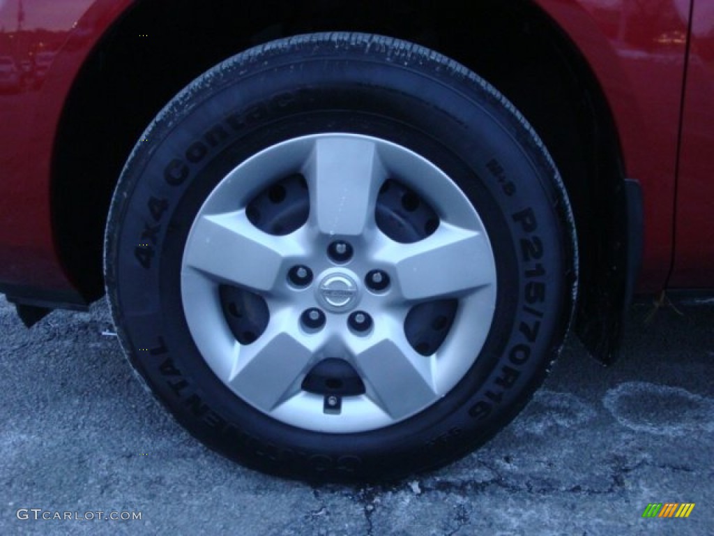 2011 Rogue S AWD - Cayenne Red / Black photo #9