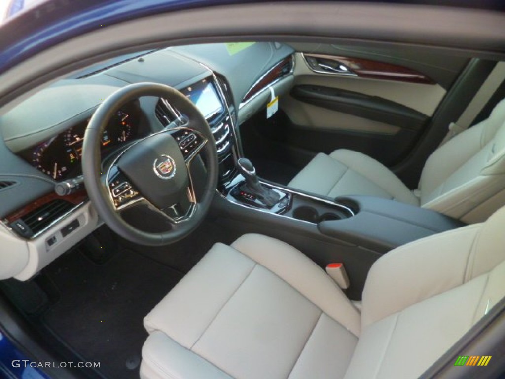 Light Platinum/Brownstone Interior 2014 Cadillac ATS 3.6L AWD Photo #90186497