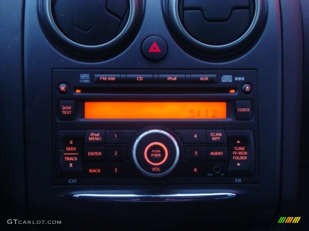 2011 Rogue S AWD - Cayenne Red / Black photo #21