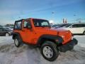 2012 Crush Orange Jeep Wrangler Sport 4x4 #90185904