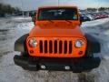 2012 Crush Orange Jeep Wrangler Sport 4x4  photo #2