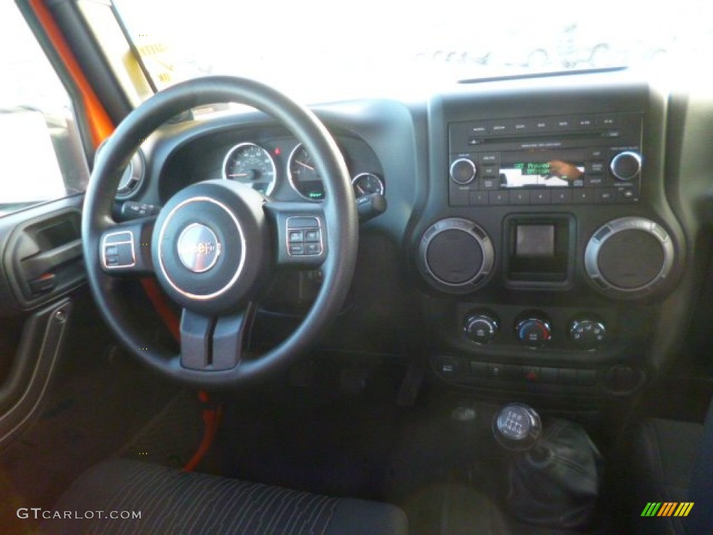 2012 Wrangler Sport 4x4 - Crush Orange / Black photo #6