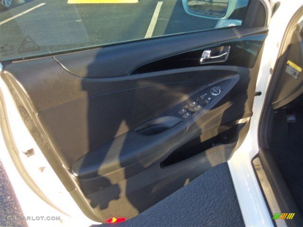 2014 Sonata Limited - Pearl White / Black photo #5