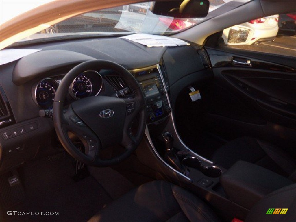 2014 Sonata Limited - Pearl White / Black photo #6