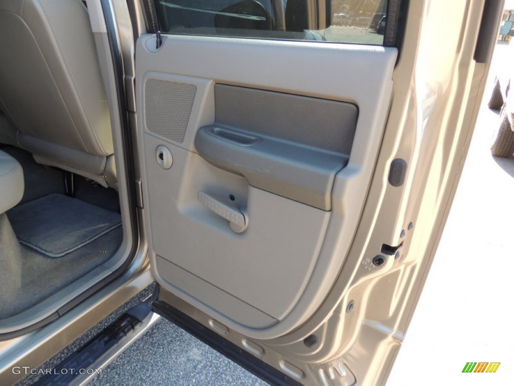 2006 Ram 1500 SLT Quad Cab 4x4 - Light Khaki Metallic / Medium Slate Gray photo #10