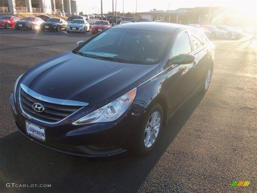 2014 Sonata GLS - Indigo Blue Pearl / Gray photo #1
