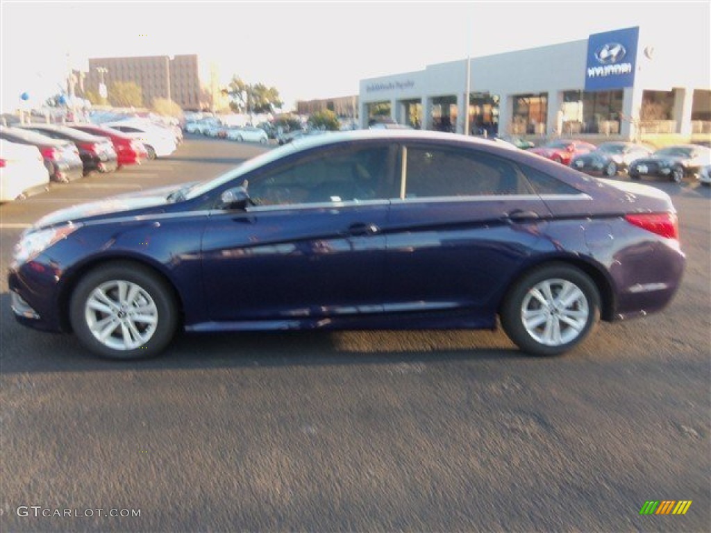 2014 Sonata GLS - Indigo Blue Pearl / Gray photo #3