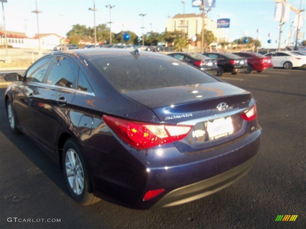 2014 Sonata GLS - Indigo Blue Pearl / Gray photo #4