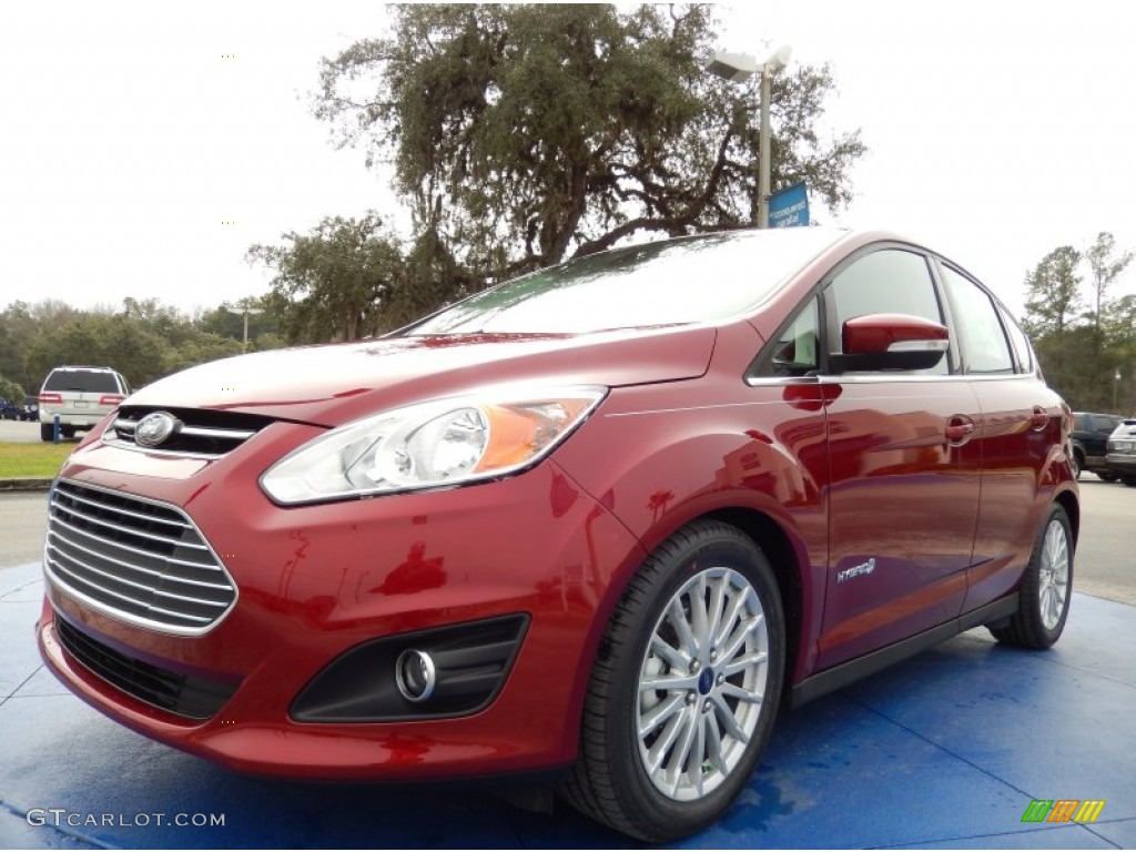 Ruby Red 2014 Ford C-Max Hybrid SEL Exterior Photo #90188393