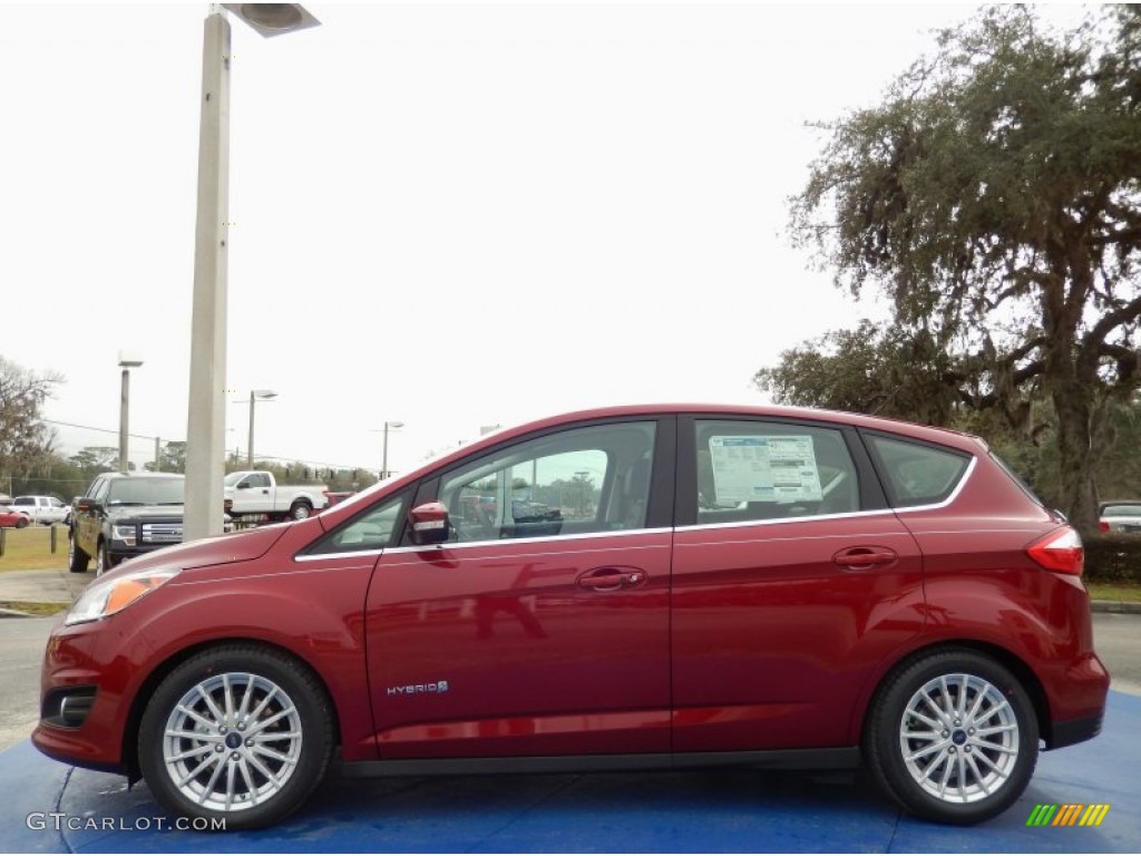 Ruby Red 2014 Ford C-Max Hybrid SEL Exterior Photo #90188417