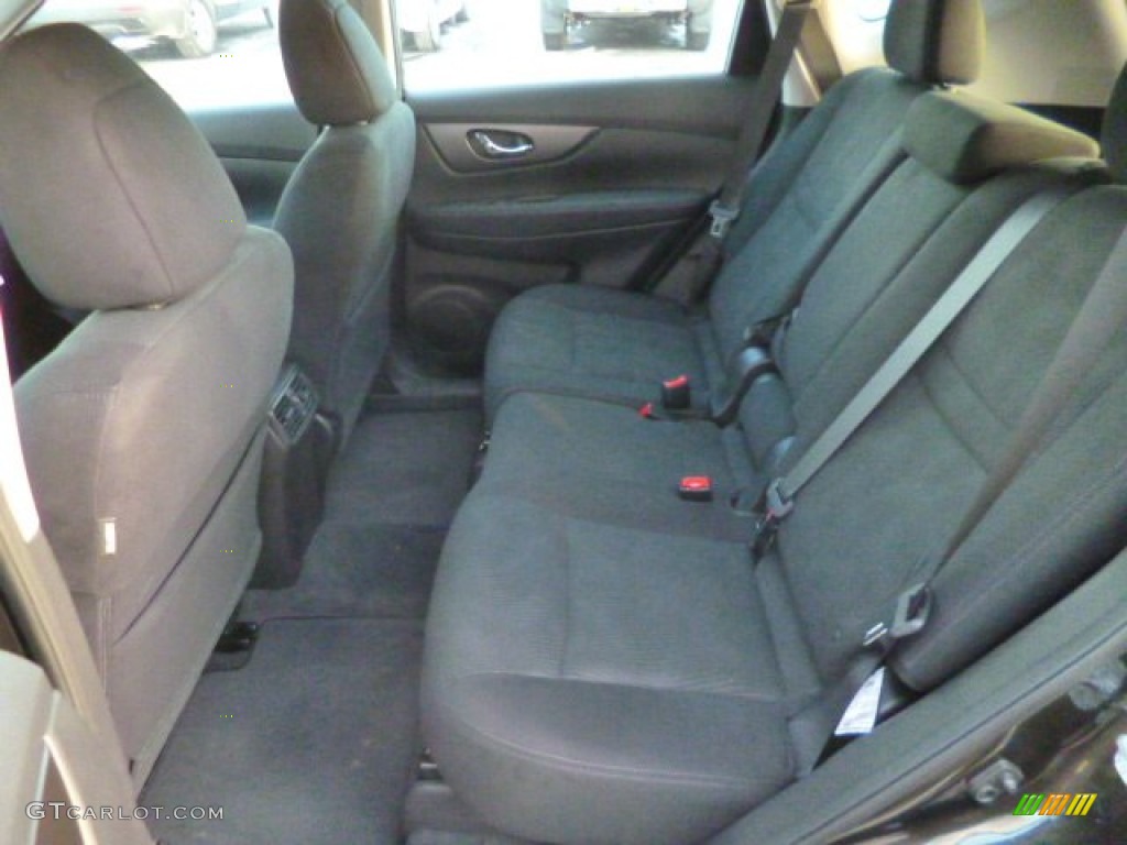 2014 Nissan Rogue S AWD Rear Seat Photos