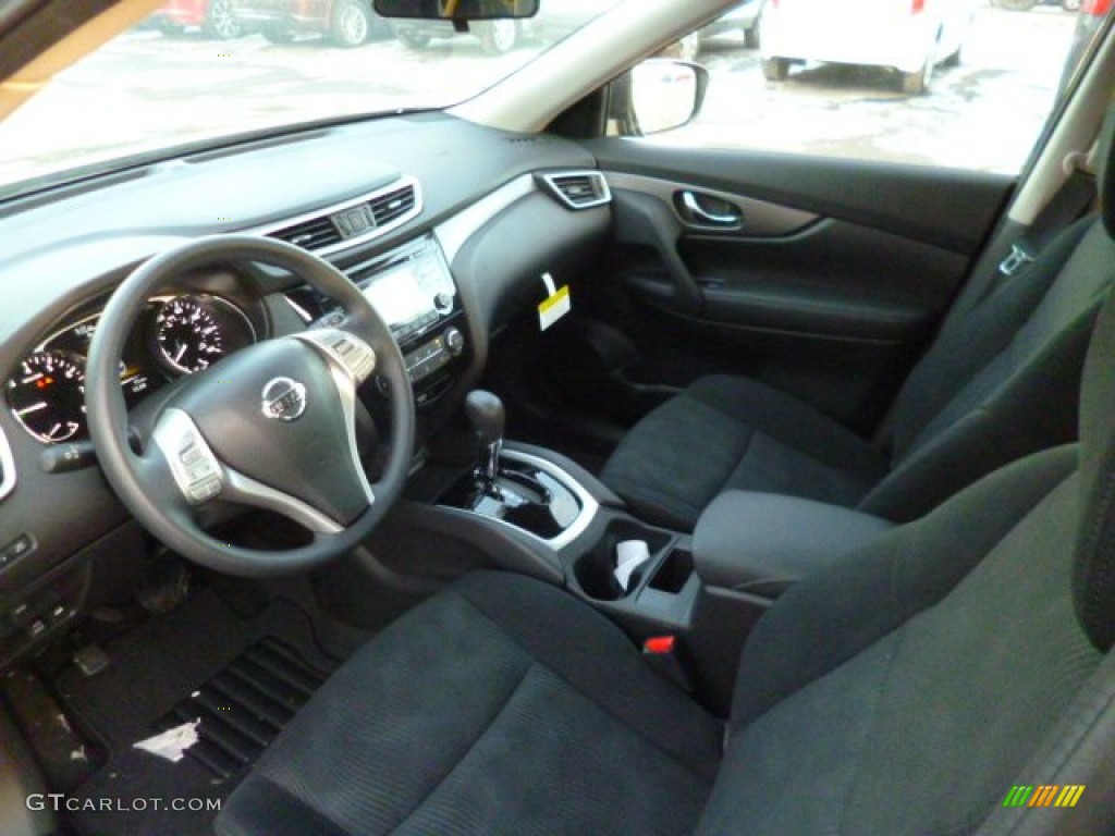 Charcoal Interior 2014 Nissan Rogue S AWD Photo #90188774