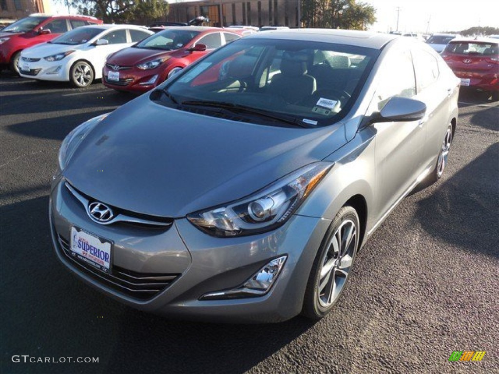 2014 Elantra Limited Sedan - Titanium Gray Metallic / Gray photo #1