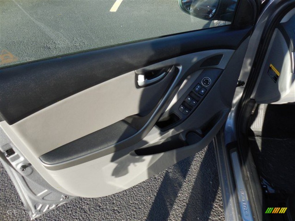 2014 Elantra Limited Sedan - Titanium Gray Metallic / Gray photo #5
