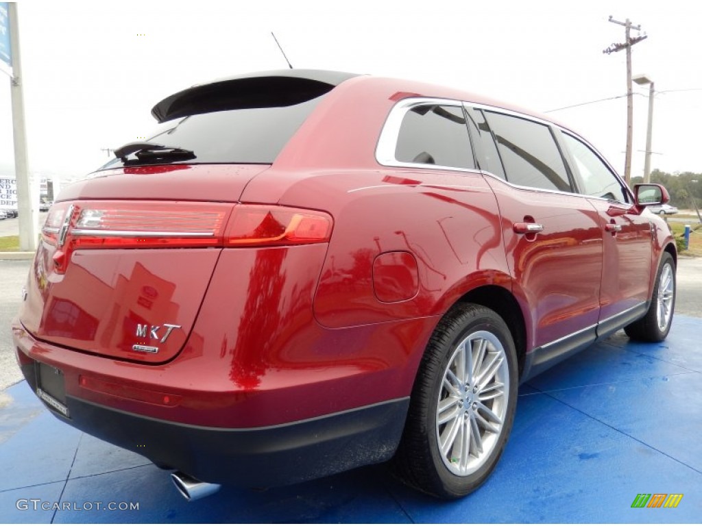 2014 MKT EcoBoost AWD - Ruby Red / Light Dune photo #3