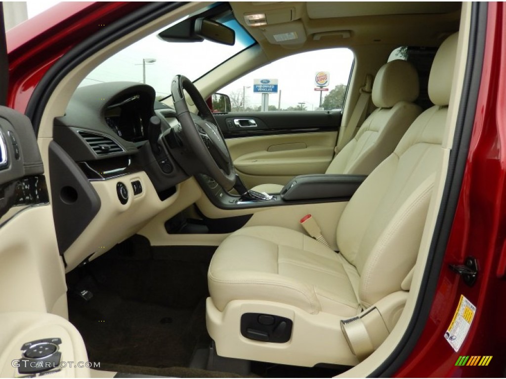 Light Dune Interior 2014 Lincoln MKT EcoBoost AWD Photo #90190115