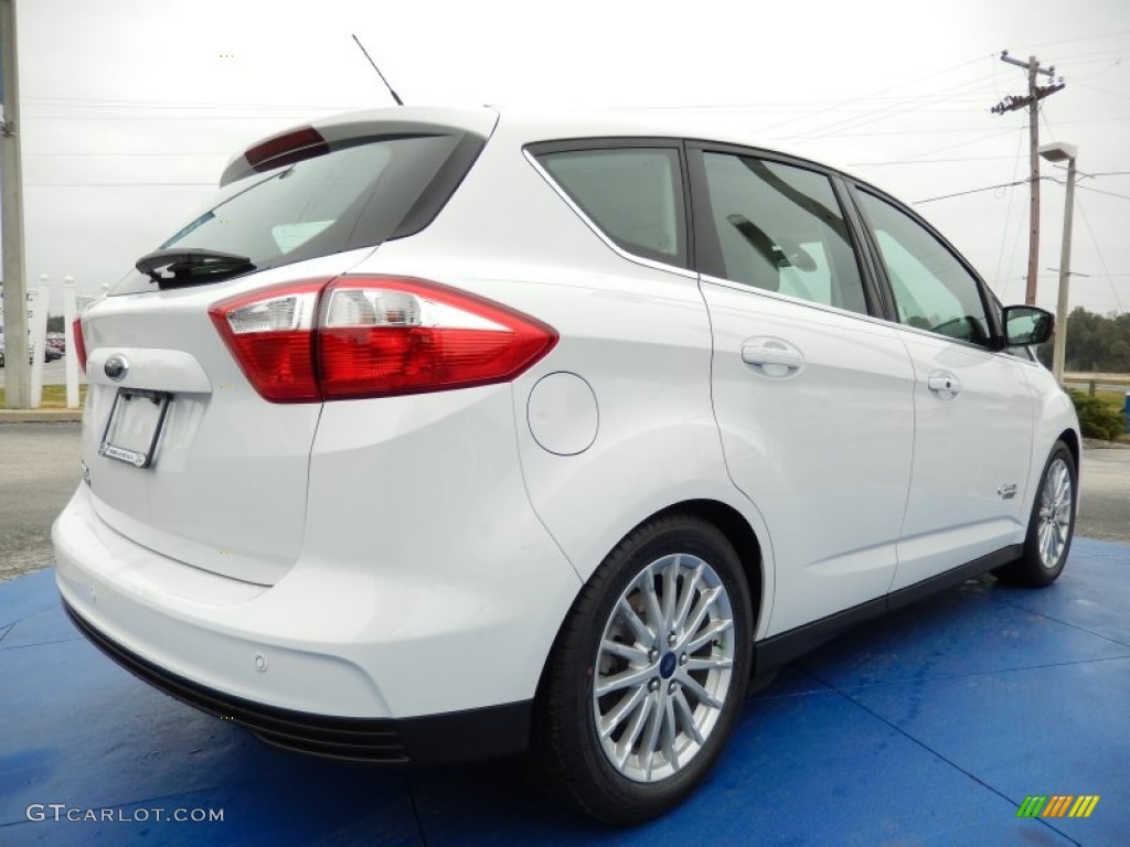 2014 C-Max Energi - Oxford White / Medium Light Stone photo #3