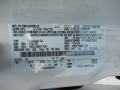 YZ: Oxford White 2014 Ford C-Max Energi Color Code