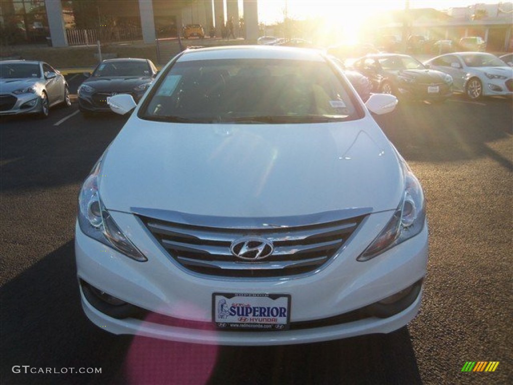 2014 Sonata SE - Pearl White / Black photo #2