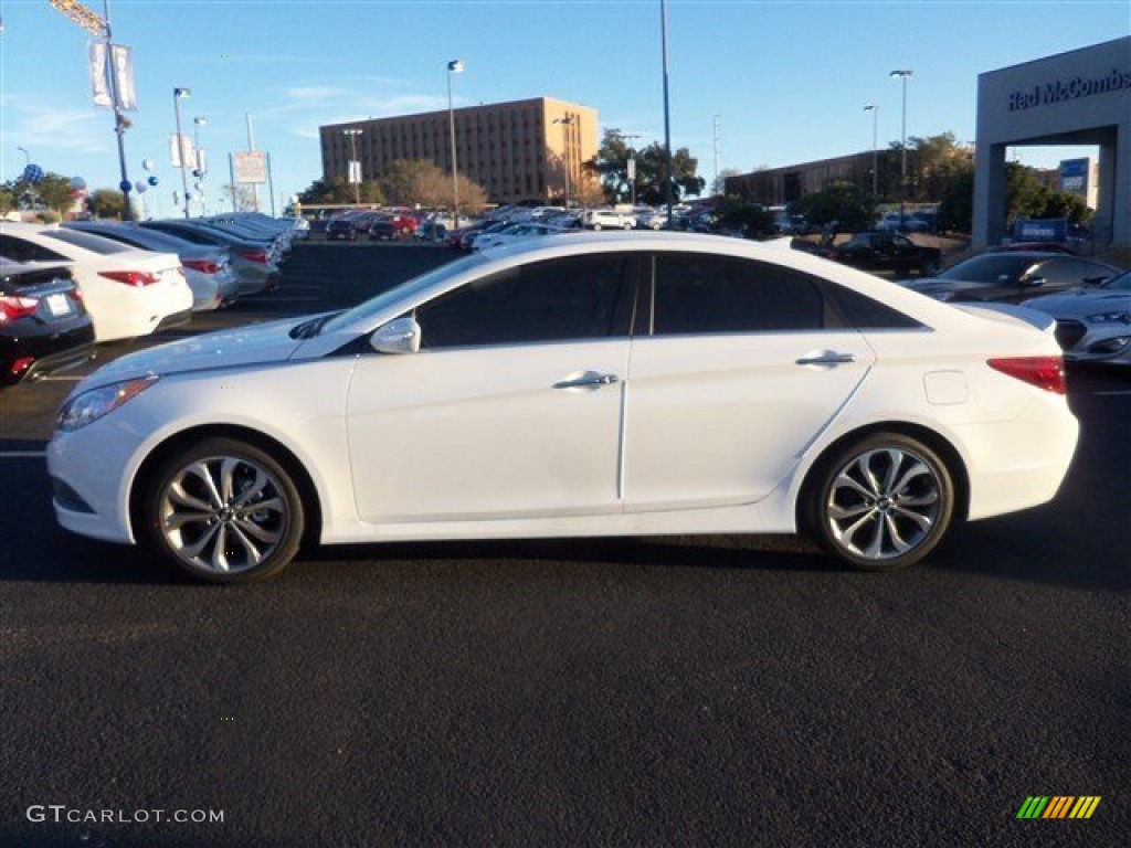 2014 Sonata SE - Pearl White / Black photo #3
