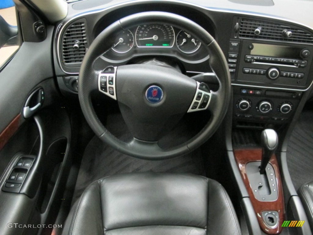 2011 Saab 9-3 2.0T Sport Sedan Black Dashboard Photo #90190980