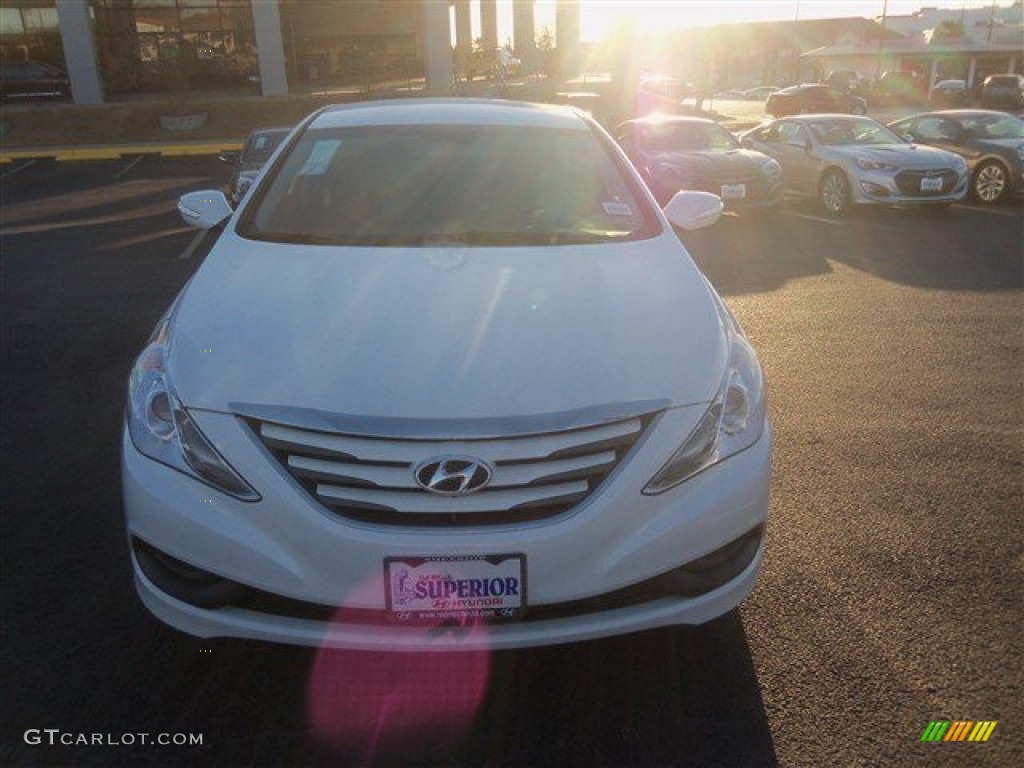 2014 Sonata GLS - Pearl White / Gray photo #2