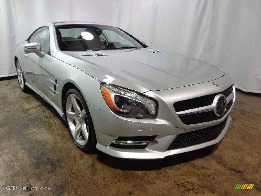 Iridium Silver Metallic 2013 Mercedes-Benz SL 550 Roadster Exterior Photo #90191417