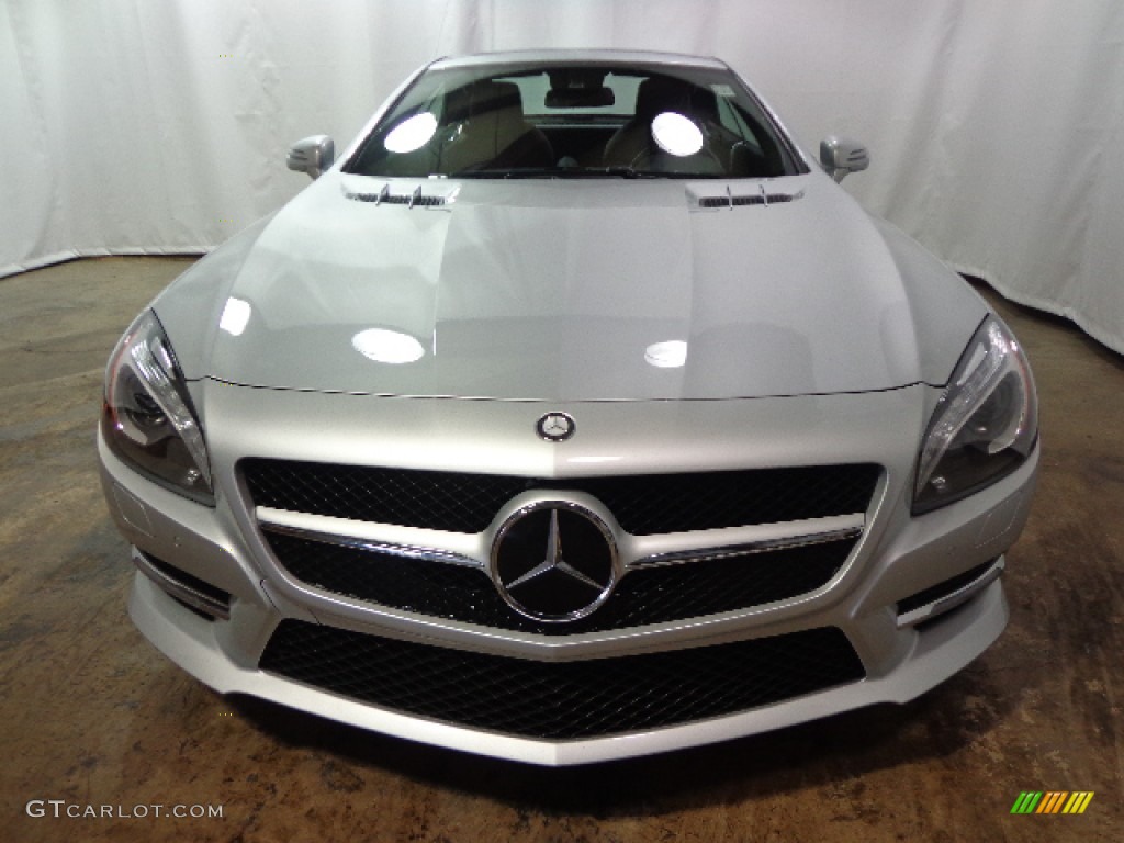 Iridium Silver Metallic 2013 Mercedes-Benz SL 550 Roadster Exterior Photo #90191444