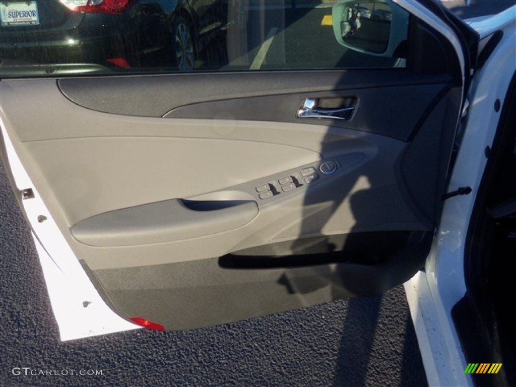 2014 Sonata GLS - Pearl White / Gray photo #5