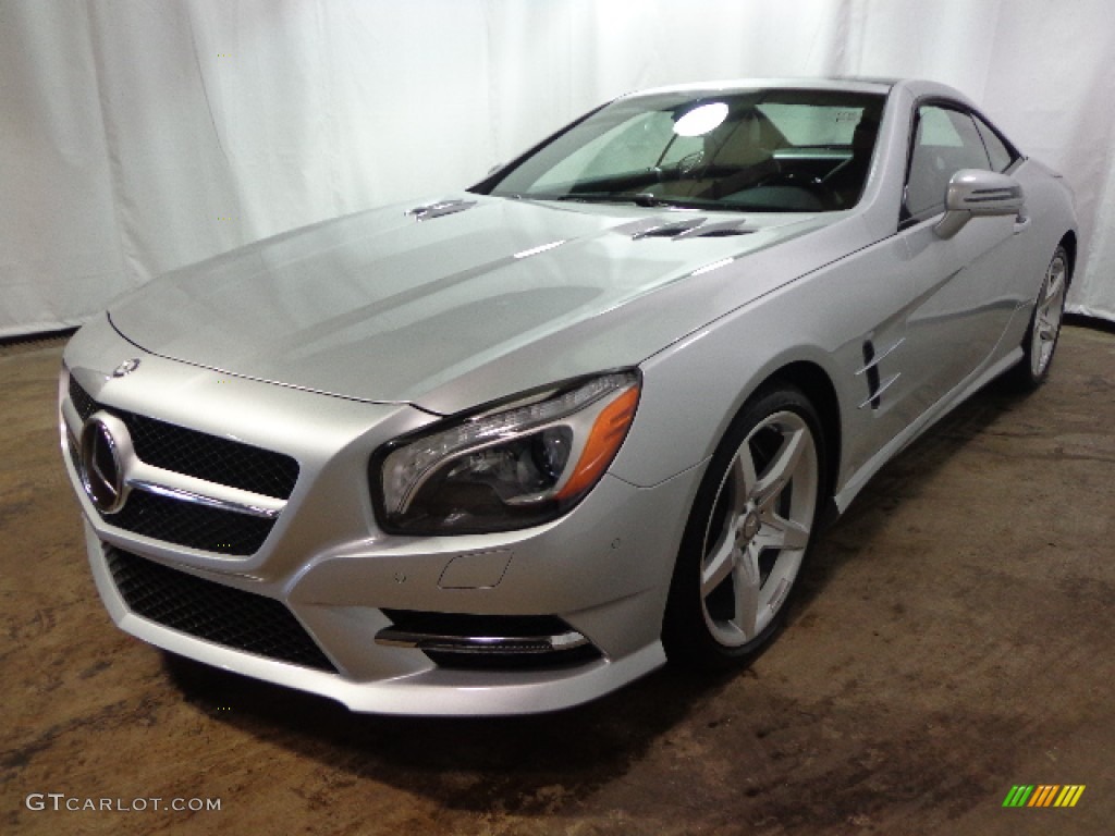 Iridium Silver Metallic 2013 Mercedes-Benz SL 550 Roadster Exterior Photo #90191474
