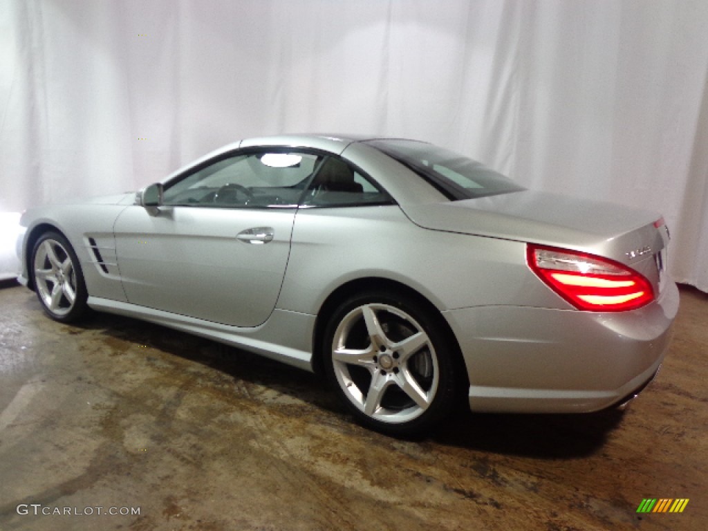 Iridium Silver Metallic 2013 Mercedes-Benz SL 550 Roadster Exterior Photo #90191521