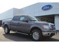 2014 Sterling Grey Ford F150 Lariat SuperCrew 4x4  photo #1