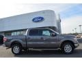 2014 Sterling Grey Ford F150 Lariat SuperCrew 4x4  photo #2