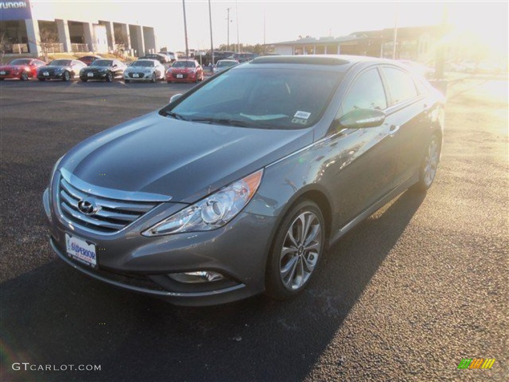 2014 Sonata SE - Harbor Gray Metallic / Gray photo #1