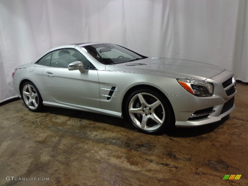 Iridium Silver Metallic 2013 Mercedes-Benz SL 550 Roadster Exterior Photo #90191918