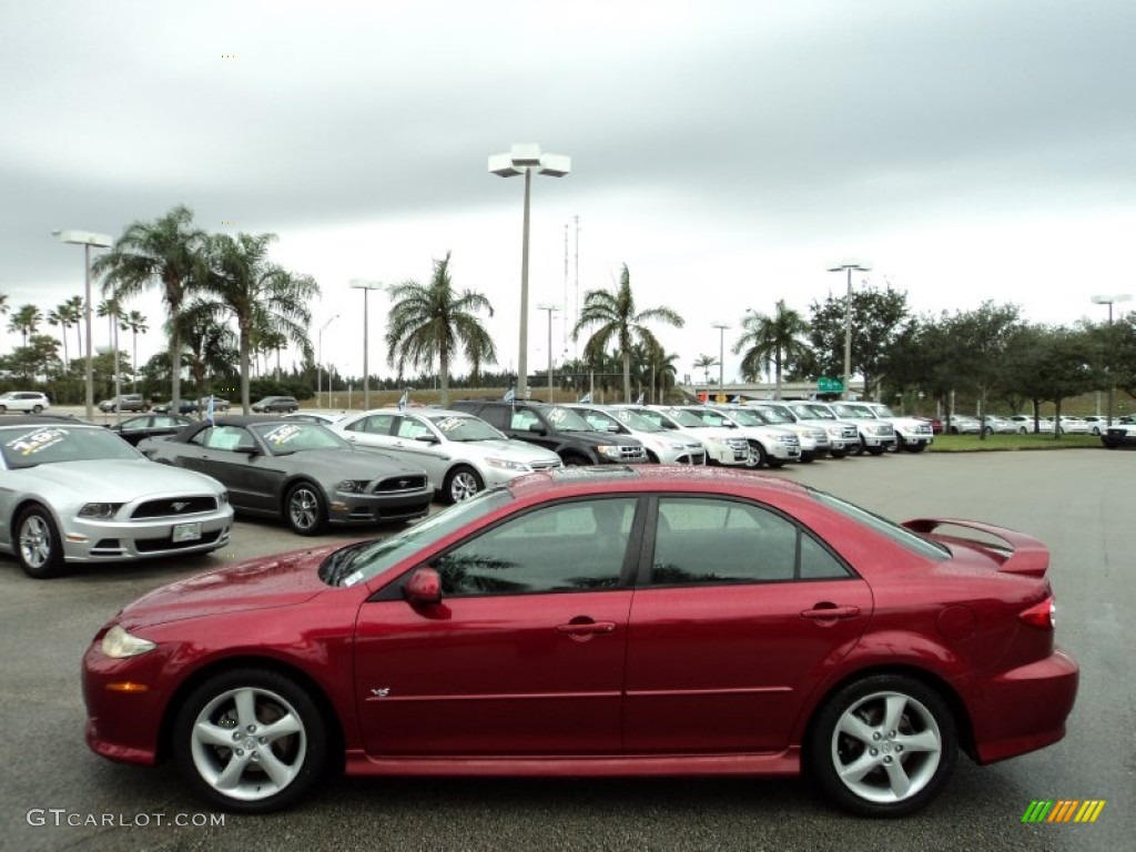 Redfire Metallic 2003 Mazda MAZDA6 s Sedan Exterior Photo #90191999