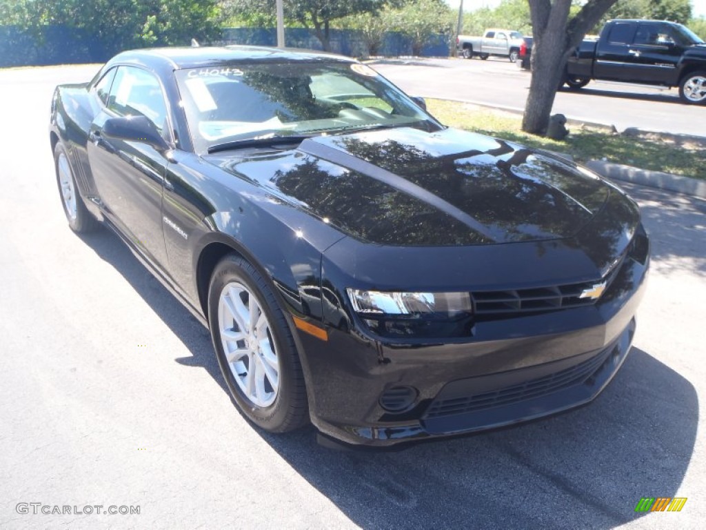 2014 Camaro LS Coupe - Black / Gray photo #1